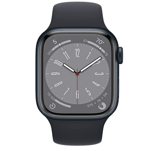 Apple Watch Series 8 [GPS + Cellular 45mm] Smart Watch, Aluminium Case with Sport Band