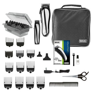 Wahl Lithium Ion Pro Men's Cordless Haircut Kit with Finishing Trimmer & Soft Storage Case (120 VOLTAGE)