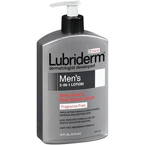 Lubriderm Men's 3-In-1 Moisturizing Lotion with Aloe, 16 fl. oz