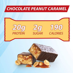 Pure Protein Chocolate Peanut Caramel Protein Bars, 1.76 oz, 6 Count