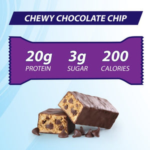 Pure Protein Bars, Chewy Chocolate Chip, 20g Protein, 1.76 Oz, 6 Count