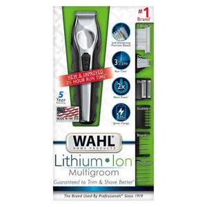 Wahl Lithium Ion Multi-Groomer Men's Beard, Facial & Total Body Groomer (110 VOLTAGE)