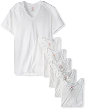 Hanes V-Neck T-Shirts 6 Pack