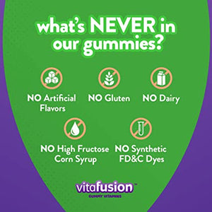 Vitafusion Power Zinc Gummy Vitamins, Strawberry Tangerine Flavored Immune Support Vitamins, 90 Ct