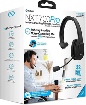 Naztech NXT-700 Pro Noise Cancelling Home/Office Wireless Headset