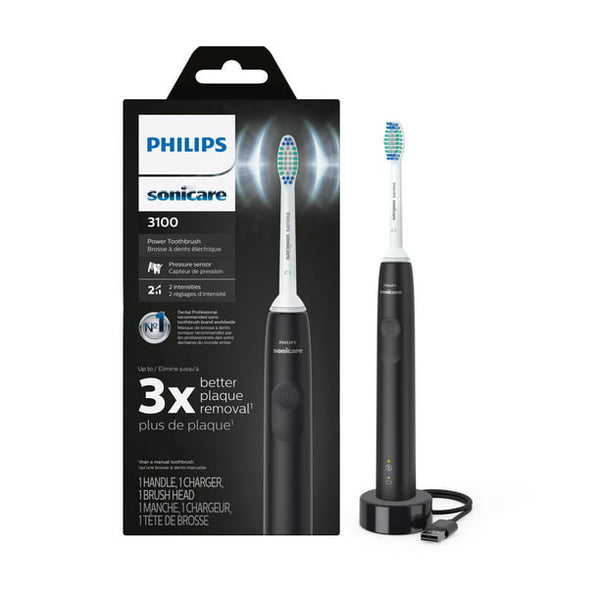 Philips Sonicare 3100 Power Toothbrush, Rechargeable Black