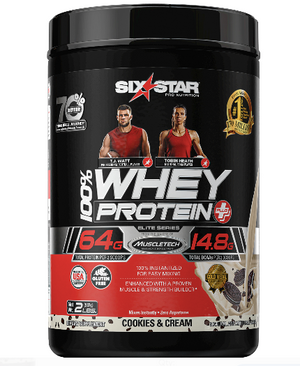 Six Star 100% Whey Protein Plus,Powder,2lb