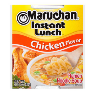 Maruchan  12 Packs, Instant Lunch Chicken Flavor Ramen Noodle Soup, 2.25 oz