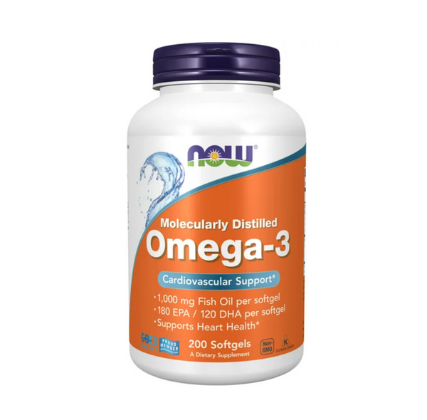NOW Supplements, Omega-3 180 EPA / 120 DHA,200 Softgels