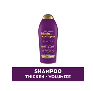 OGX Thick & Full + Biotin & Collagen Shampoo, 25.4 FL OZ