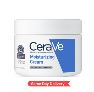 CeraVe Moisturizing Cream, Face and Body Moisturizer, 12 oz