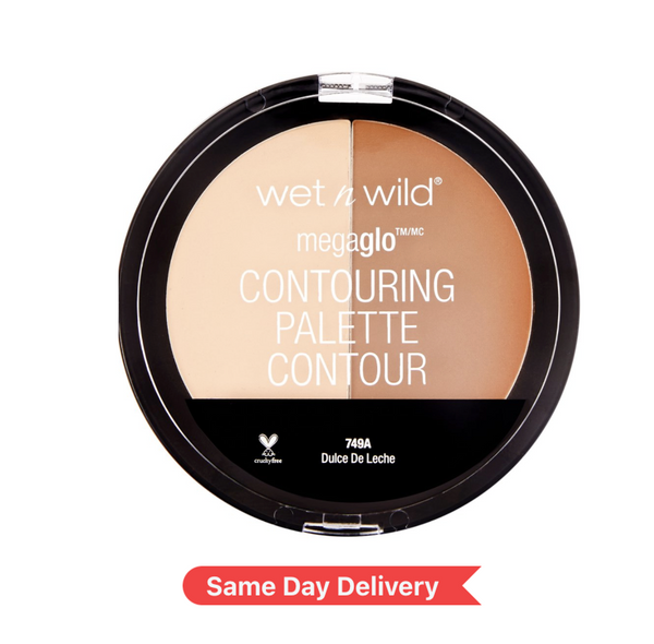 wet n wild MegaGlo Contouring Duo Palette, Highlighting,, 0.44 oz
