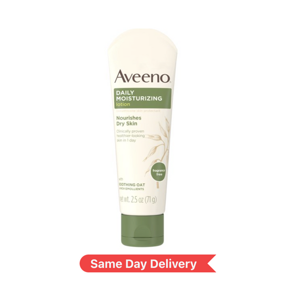 Aveeno Daily Moisturizing Lotion With Oat For Dry Skin, 2.5 fl. Oz.