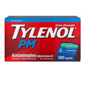 TYLENOL PM Extra Strength Pain Reliever & Sleep Aid Caplets
