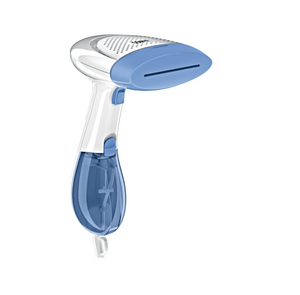 Conair ExtremeSteam Hand Held Fabric Steamer with Dual Heat, White/Blue, Model GS237