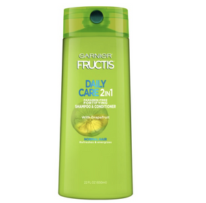 Garnier Fructis Daily Care 2-in-1 Shampoo and Conditioner, Normal Hair, 22 fl. oz.