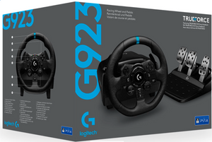 Logitech - G923 Racing Wheel and Pedals for PS5, PS4 and PC - Black