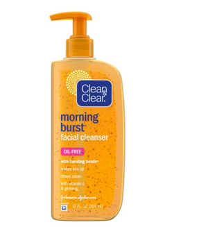 Clean & Clear Morning Burst Oil-Free Gentle Daily Facial cleanser, 8 fl oz