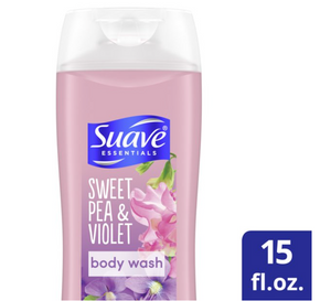 Suave Essentials Sweet Pea & Violet Body Wash, 12 Fl Oz