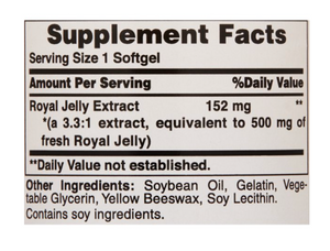 Puritans pride royal jelly softgels, 500 mg, 120 ct