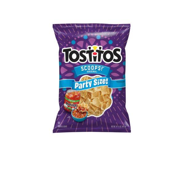 Tostitos Scoops! Tortilla Chips Party Size, 14.5 oz Bag