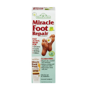 Miracle of Aloe Foot Repair With 60% Ultra Aloe, 8.0 Oz.