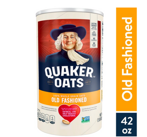 Quaker, Old Fashioned Oatmeal, Whole Grain, 42 oz