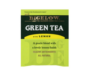 Bigelow Green Tea with Lemon, Tea Bags, 20 Count