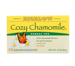 Bigelow Herbal Tea, Cozy Chamomile, Tea Bags, 20 Count