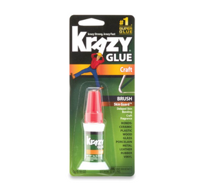 Krazy Glue Brush-On Craft Formula, 0.18 Ounce