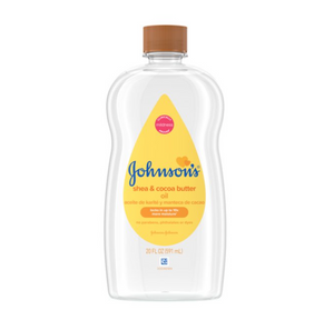 Johnson's Baby Oil with Shea & Cocoa Butter, 20 fl. oz