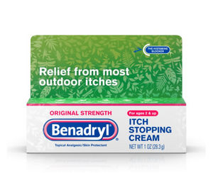 Benadryl Original Strength Itch Relief Cream, Topical Analgesic, 1 oz