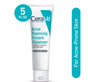 Cerave Acne Foaming Cream Cleanser, 5 fl oz