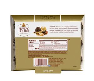 Ferrero Rocher Fine Hazelnut Milk Chocolate, 12 Count, Chocolate Candy Gift Box, 5.3 oz, Perfect for Easter Gifting