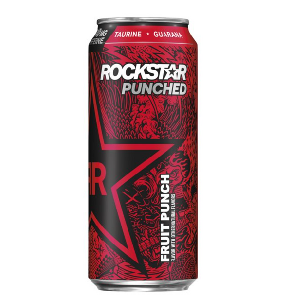 Rockstar Punched Fruit Punch Energy Drink, 16 oz