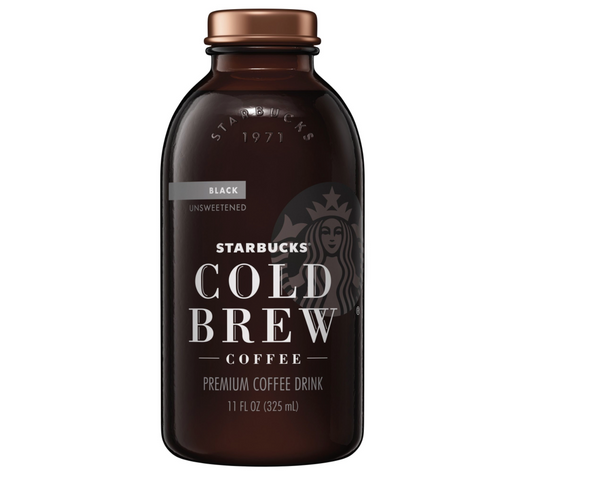 Starbucks Cold Brew, Black Unsweetened Coffee, 11 oz