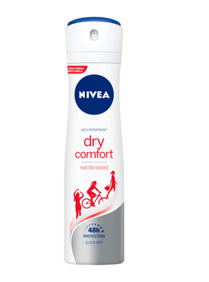 Nivea Women Deodorant, Dry Comfort 48h Protection, 200ml