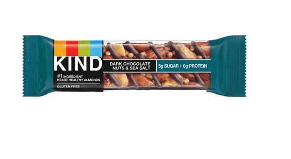 KIND Bars Dark Chocolate Nuts & Sea Salt Gluten Free Snack Bars, 1.4 Oz