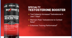 Six Star Testosterone Booster Supplement for Men
