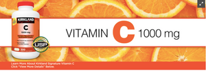 Kirkland Signature Vitamin C 1000 mg., 500 Tablets