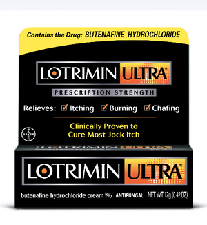 Lotrimin Ultra Extra Strength Jock Itch Treatment Cream, 0.42 oz Tube