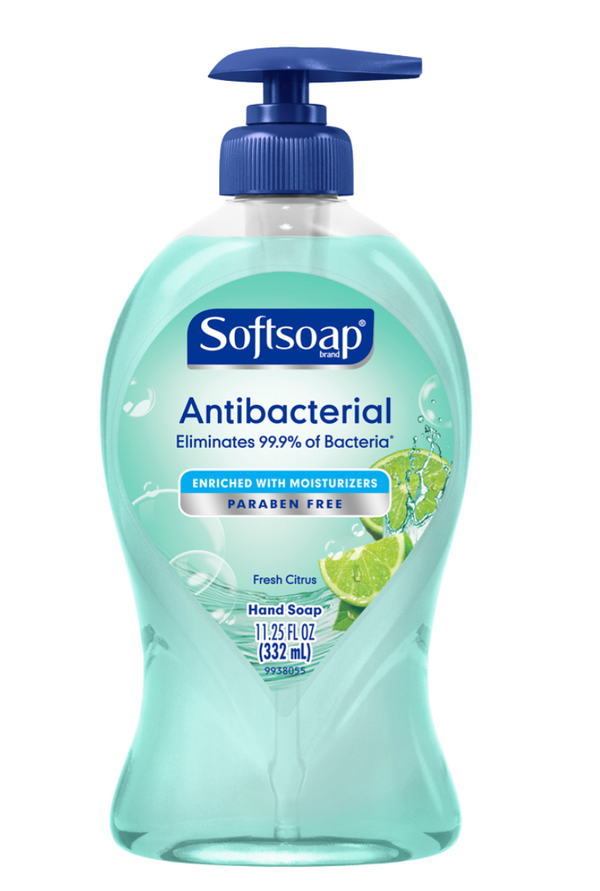 Softsoap Antibacterial Liquid Hand Soap Pump, Fresh Citrus