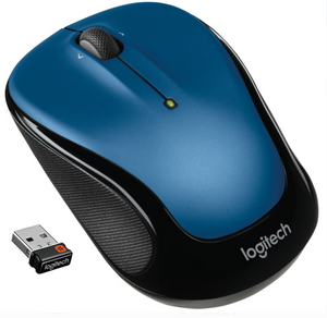 Logitech Compact Wireless Mouse, Blue