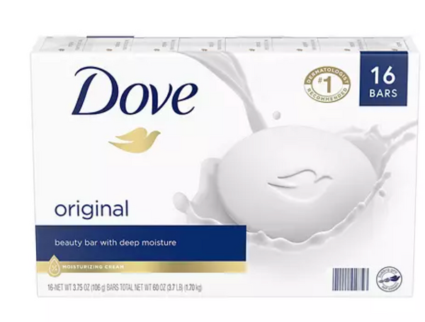 Dove Beauty Bar, White (3.75 oz., 16 ct.)