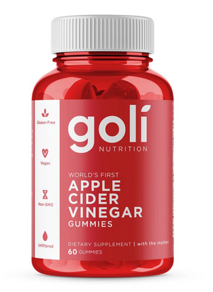Goli Nutrition Apple Cider Vinegar Gummies, 60 ct