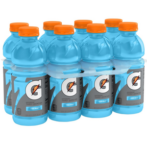 (8 Bottles) Gatorade Thirst Quencher Sports Drink, Cool Blue, 20 fl oz