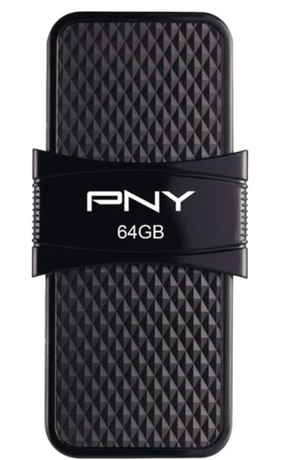 PNY 64 GB- Duo-Link On-the-Go USB 3.1, USB-C Flash Drive