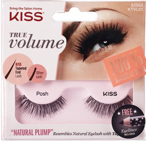 Kiss True Volume Natural Plump False Eyelashes, Posh
