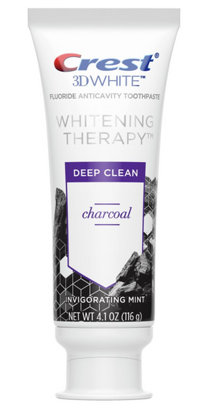Crest 3D Therapy Charcoal Deep Clean Fluoride