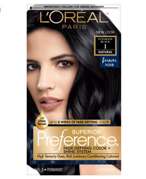 L'Oreal Paris Superior Preference Fade-Defying Shine Permanent Hair Color, 1 Kit
